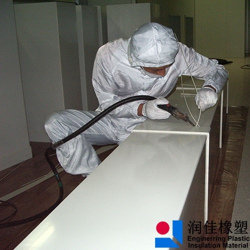 PVC风管安装现场